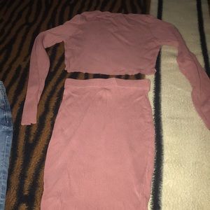 Never worn pink 2 piece by Naked Wardrobe